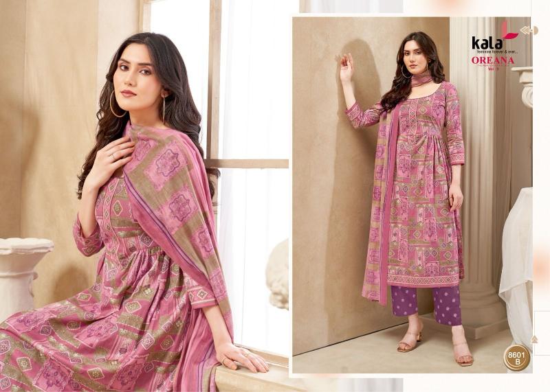 Kala oreana vol-9 cotton dress materials wholesale
